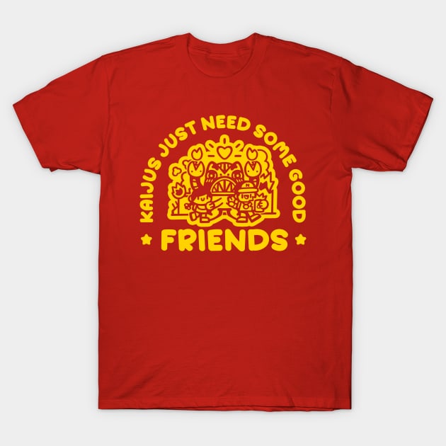 Kaijus just need friends IV T-Shirt by RedOni Clothing